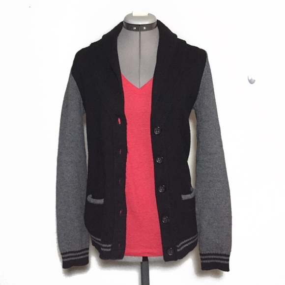 GAP Sweaters - Gap Varsity Style Shawl Neck Cardigan- Some Piling